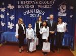Sukces naszej szkoły w I Gminnym Konkursie Wiedzy "Omnibus"