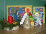 Udział uczniów  świetlicy w gminnym konkursie plastycznym pod hasłem: „Boże Narodzenie – ozdoby świątecznego stołu”